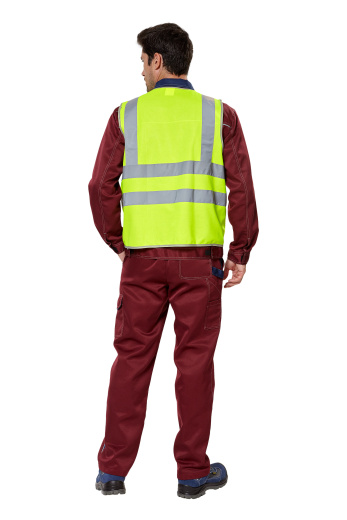 Жилет сигнальный с СОП лимон