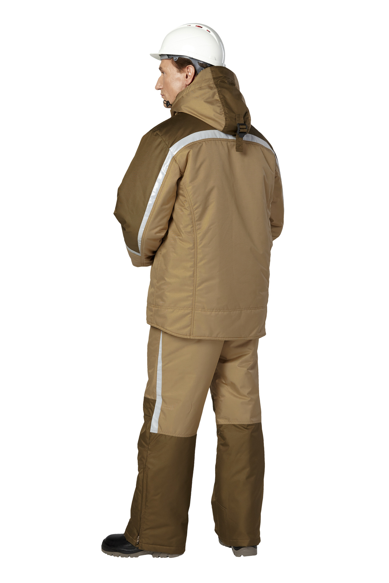Костюм рабочий мужской зимний "Финикс" цвет бежевый/хаки
