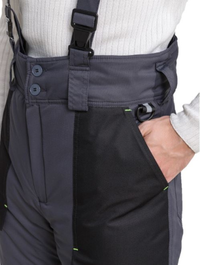 Костюм "ZinDER MEMBRANE" утепленный (т.сер./черн./лайм)