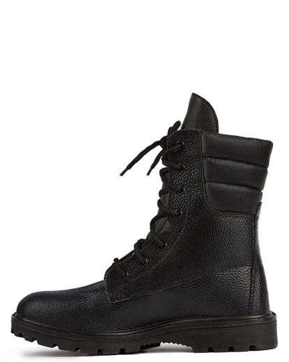 Ботинки с высокими берцами "АРСЕНАЛ", нат.кожа, цвет: черный