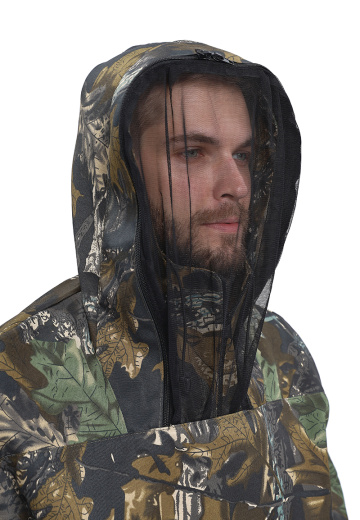 Костюм туристический ПРТНЦФ с сеткой, цвет: кмф "Дубок", ткань: Грета