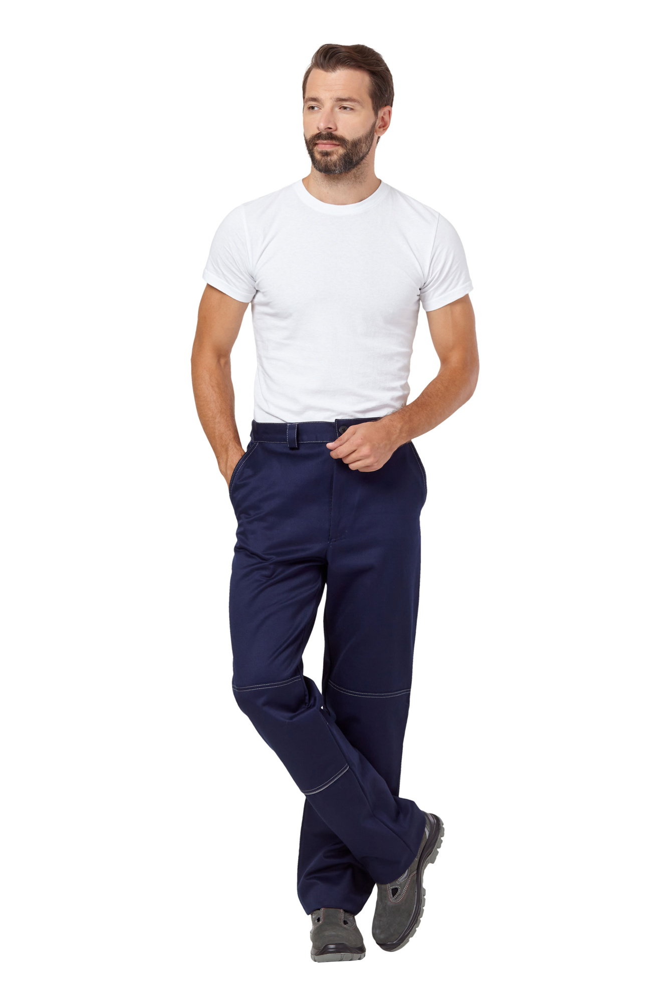 Костюм рабочий мужской летний "Акцент 1" цвет темно-синий