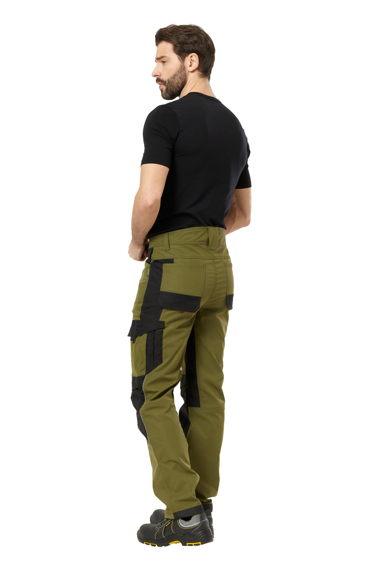 Брюки рабочие мужские летние "Forest" цвет хаки/черный