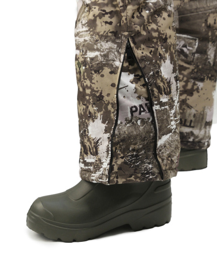 Костюм мужской "Тайга" зимний, куртка/полукомб.,подклад термофольга, тк.мембрана, цв.кмф Paintball