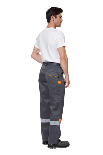 Костюм рабочий мужской летний "Комфорт 1" цвет оранжевый/серый