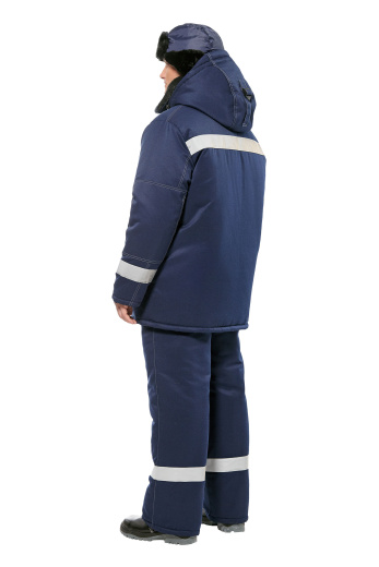 Костюм рабочий мужской зимний "Валдай-Норд" цвет темно-синий