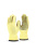 Перчатки рабочие "Арамакс Грип MG-312" защита от порезов нанесение ПВХ цвет желтый
