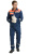 Костюм "Чикаго" с полукомбинезоном (т.синий/оранжевый)