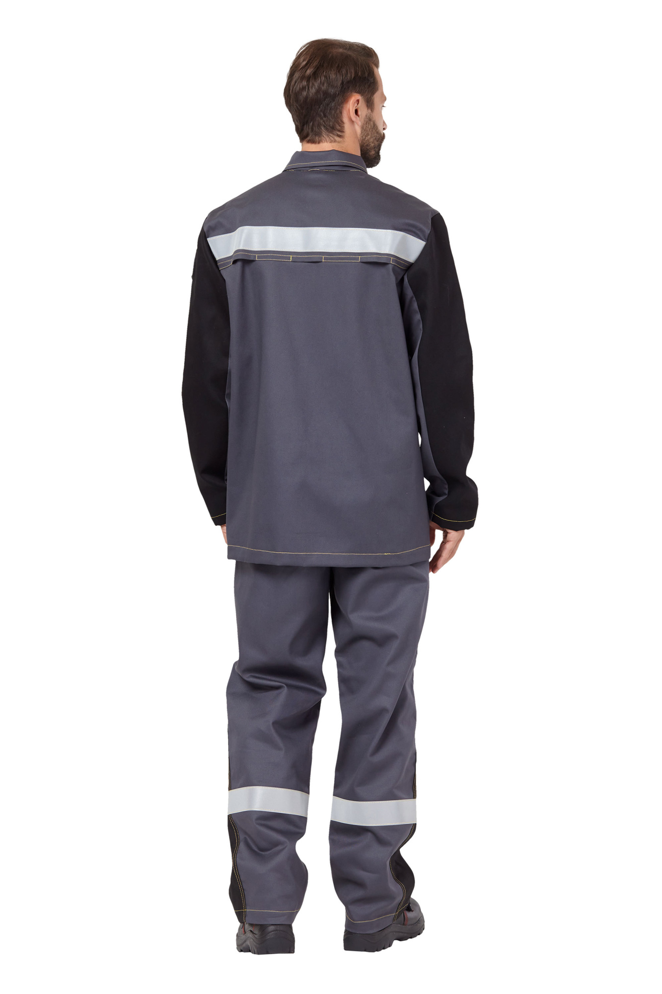 Костюм сварщика мужской летний "Файмер 1" цвет серый/черный