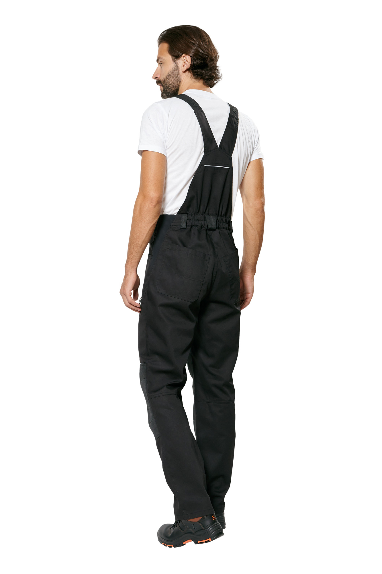 Полукомбинезон рабочий мужской летний "Shelby" цвет черный