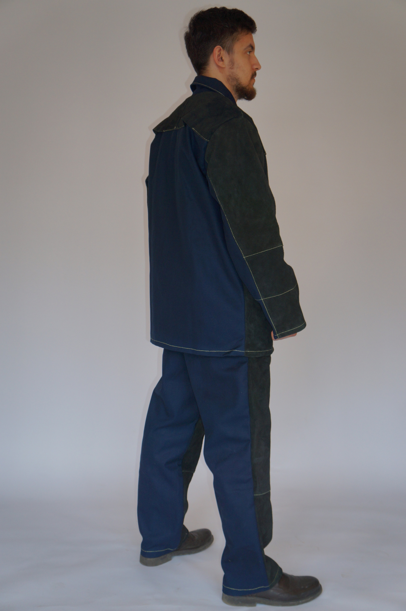 Костюм сварщика комбинированный тк. Термотекс и спилок. Тр — 2, 3-й класс защиты, ТС-24 (Термотекс)