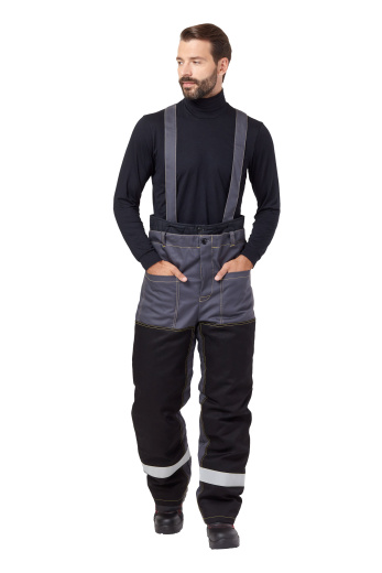 Костюм сварщика мужской зимний "Файмер 1" цвет серый/черный